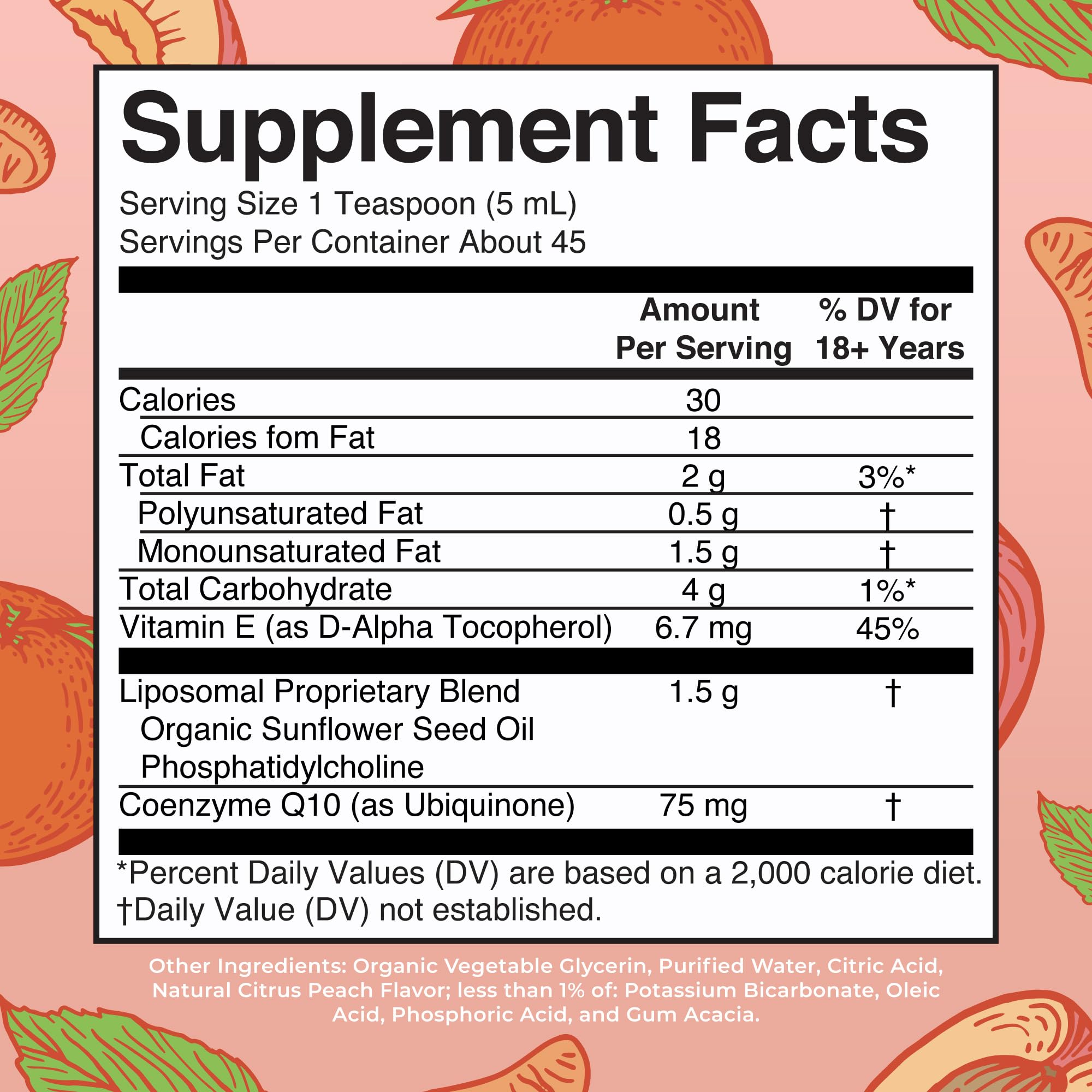 CoQ10 liposomal formula for mitochondrial support