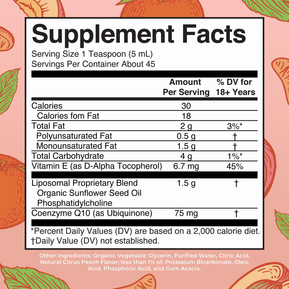 CoQ10 liposomal formula for mitochondrial support