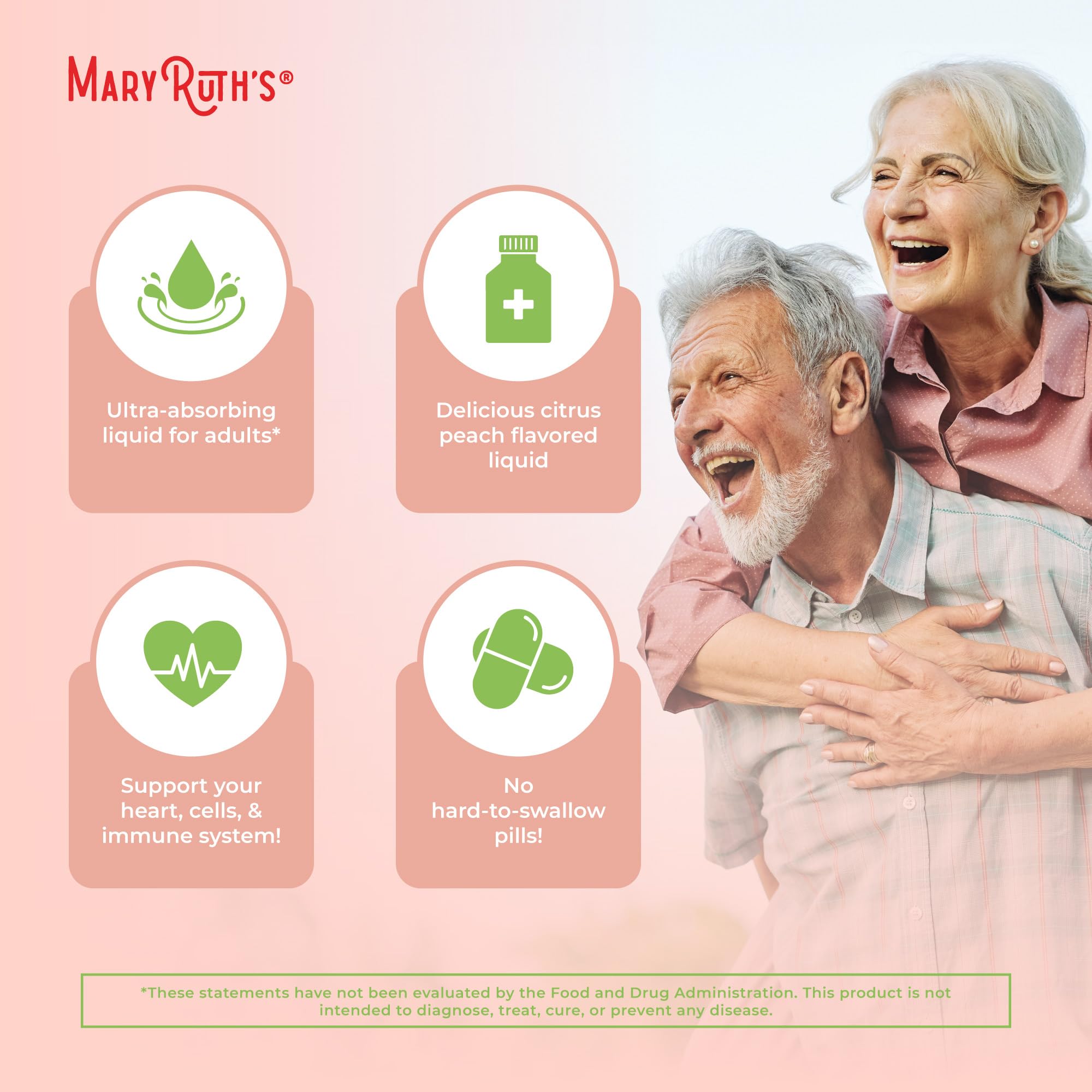 Serving size display for MaryRuth Organics CoQ10