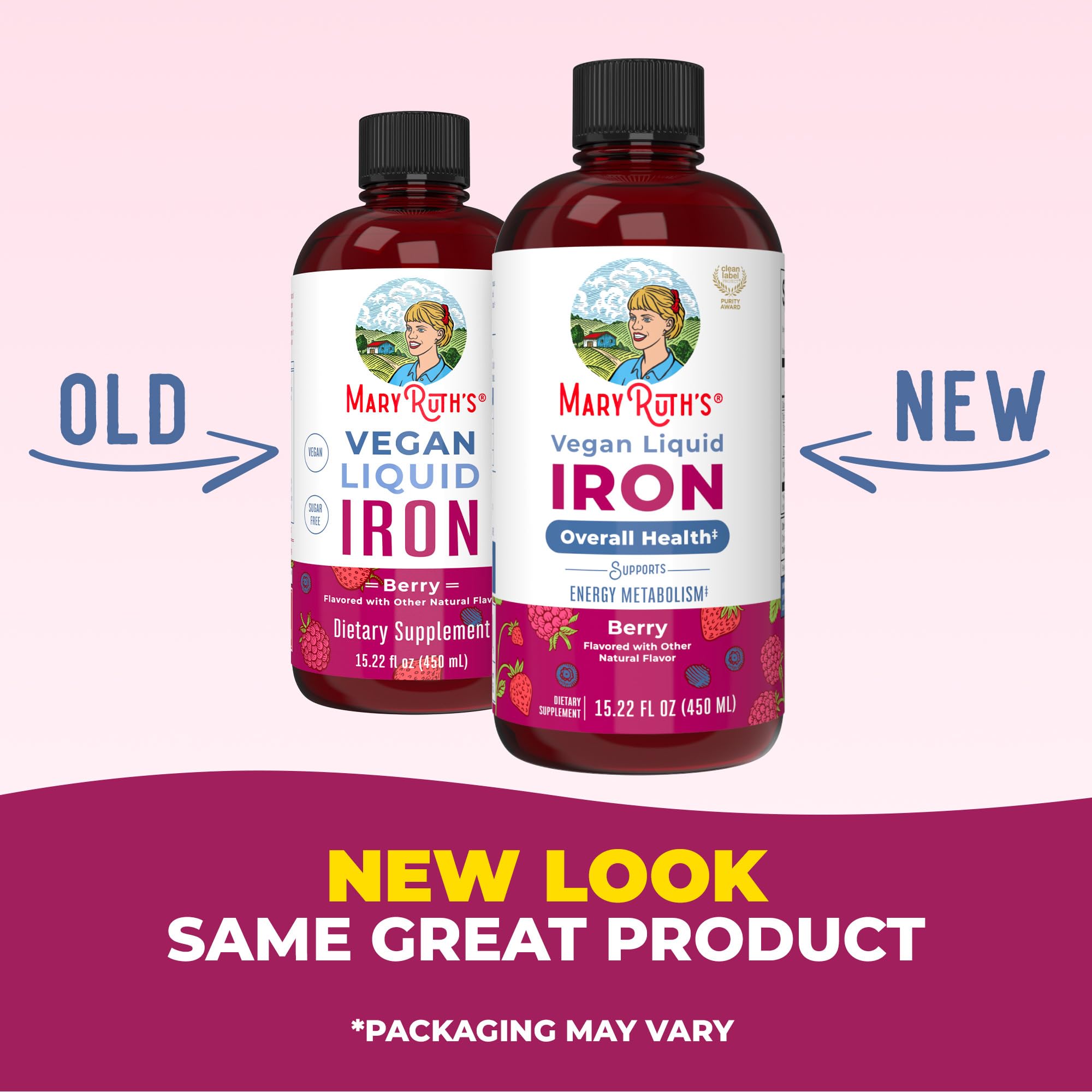 MaryRuth Organics bottle on shelf communicates sugar-free daily support.