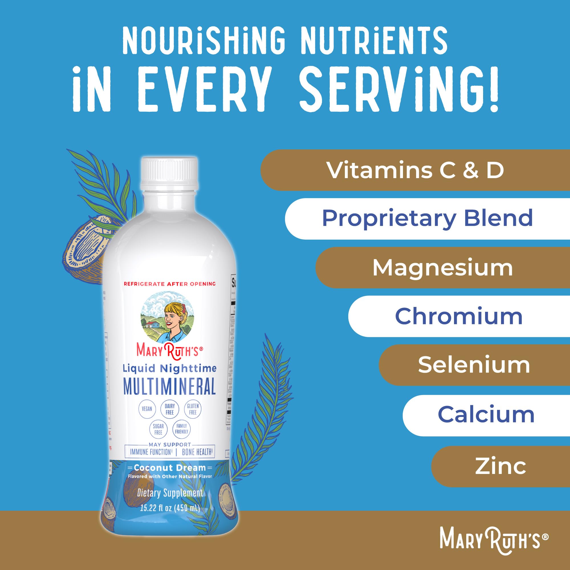 MaryRuth Organics Extra Strength Lemonade Dream flavor offers a bold bedtime option