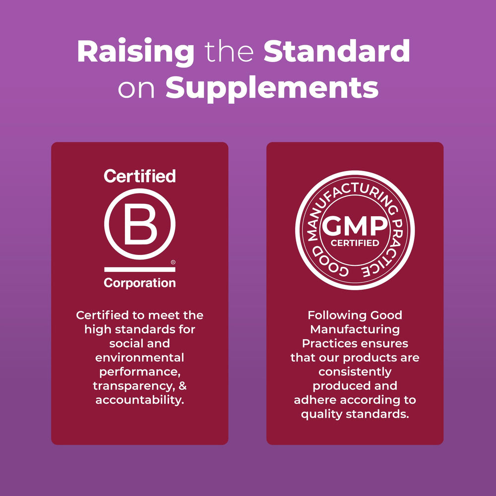 Close-up of MaryRuth Organics Men's Vitamin Gummy ingredients