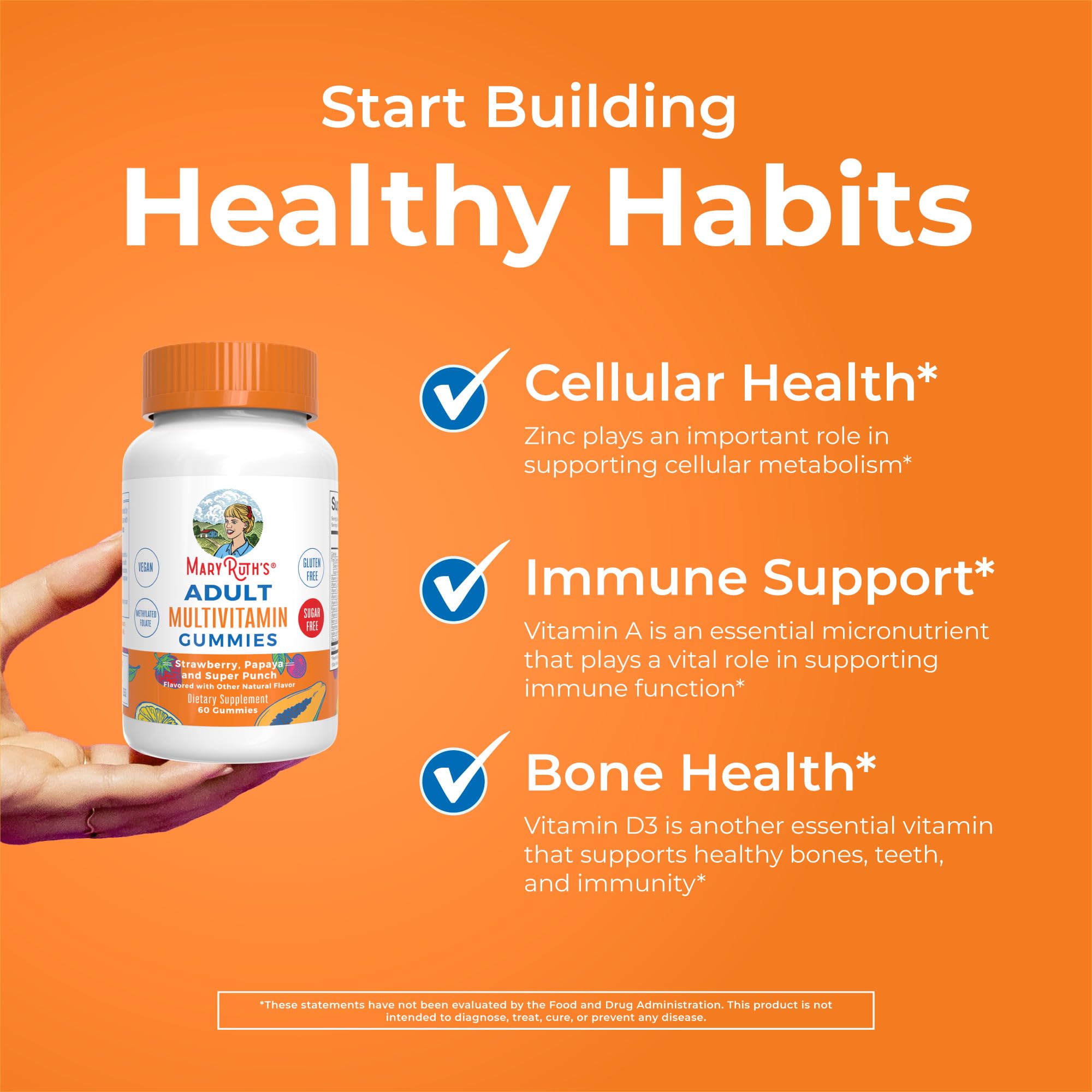 Close-up of easy-to-chew gummies texture