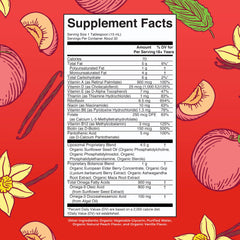 Back view of MaryRuth Organics Men's Liquid Multivitamin bottle