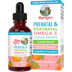 MaryRuth Organics Prenatal & Postnatal Omega-3 Liquid Drops bottle