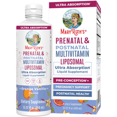 Bottle of MaryRuth Organics Prenatal & Postnatal Liposomal Multivitamin