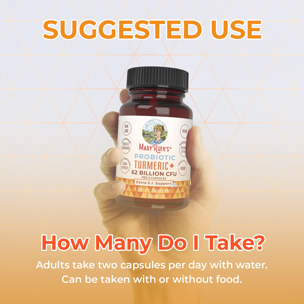 Capsules of MaryRuth Organics Probiotic Turmeric