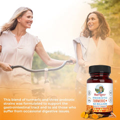 MaryRuth Organics Probiotic Turmeric label close-up
