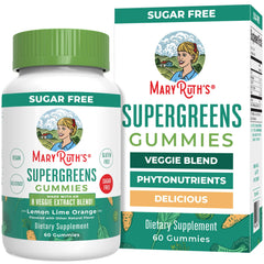 MaryRuth Organics Super Greens Gummies bottle front label