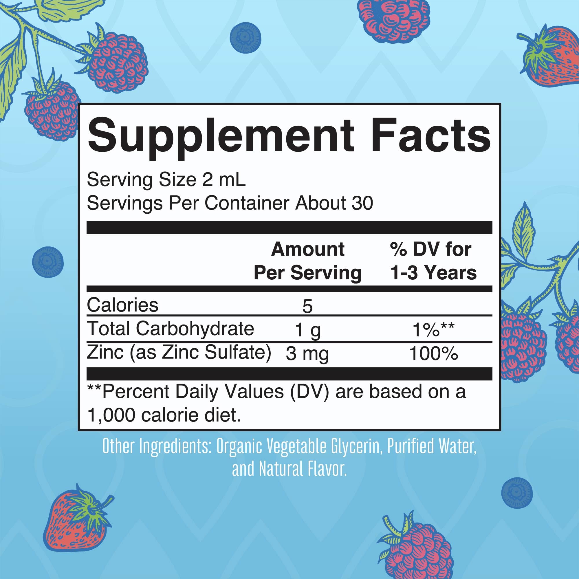 Pouring MaryRuth toddler zinc drops from a dropper