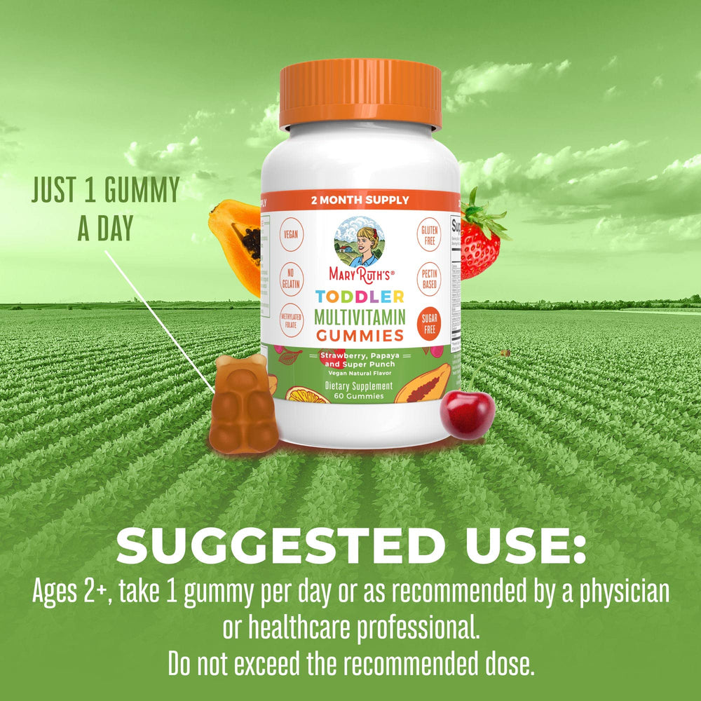 Ingredient list and supplement information for the gummies