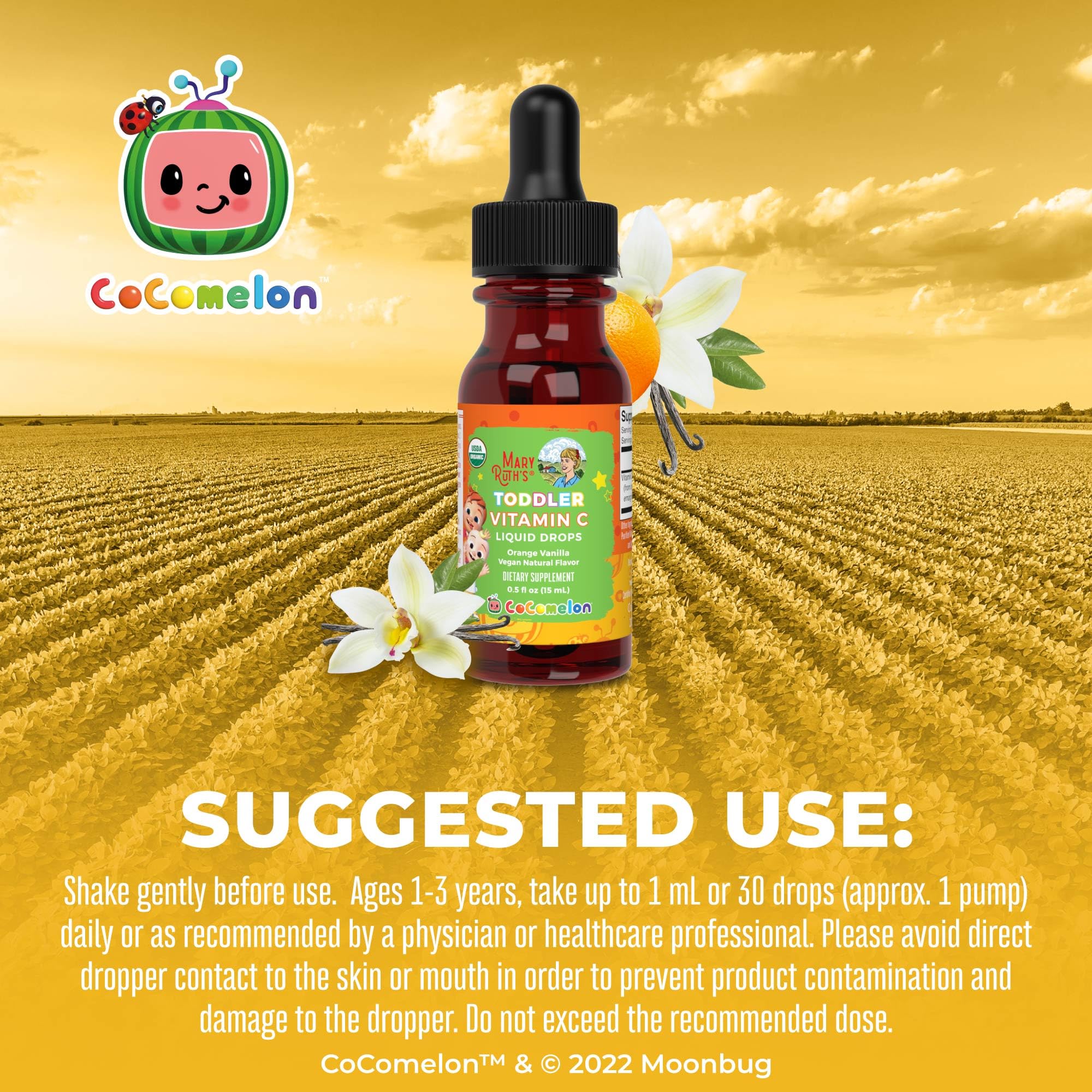 Serving 30 drops for toddlers