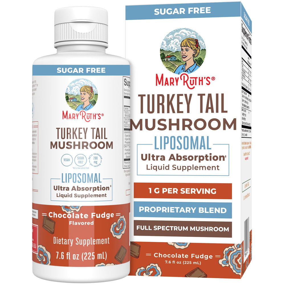 MaryRuth Organics Turkey Tail Liposomal Mushroom bottle