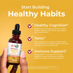 Front label of Turmeric Gold Liquid Drops