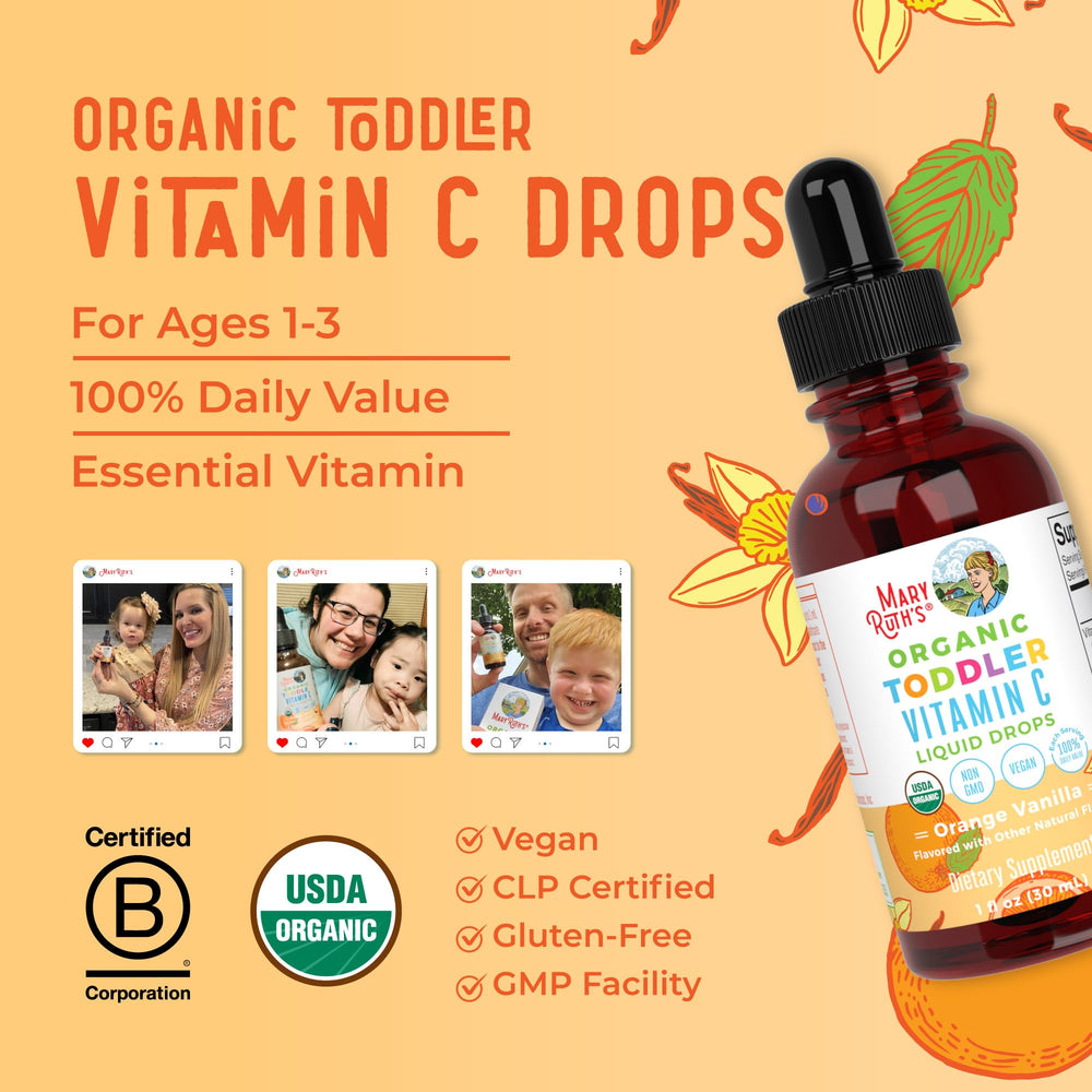 USDA Organic seal and vegan label