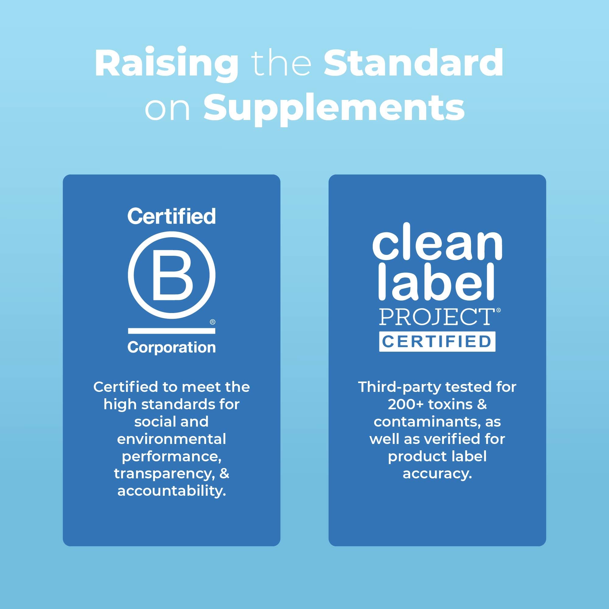 Vegan Toddler Zinc formula bottle with label