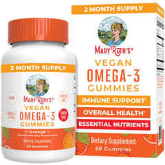 Bottle of MaryRuth Organics Vegan Omega-3 Gummies - 60 count