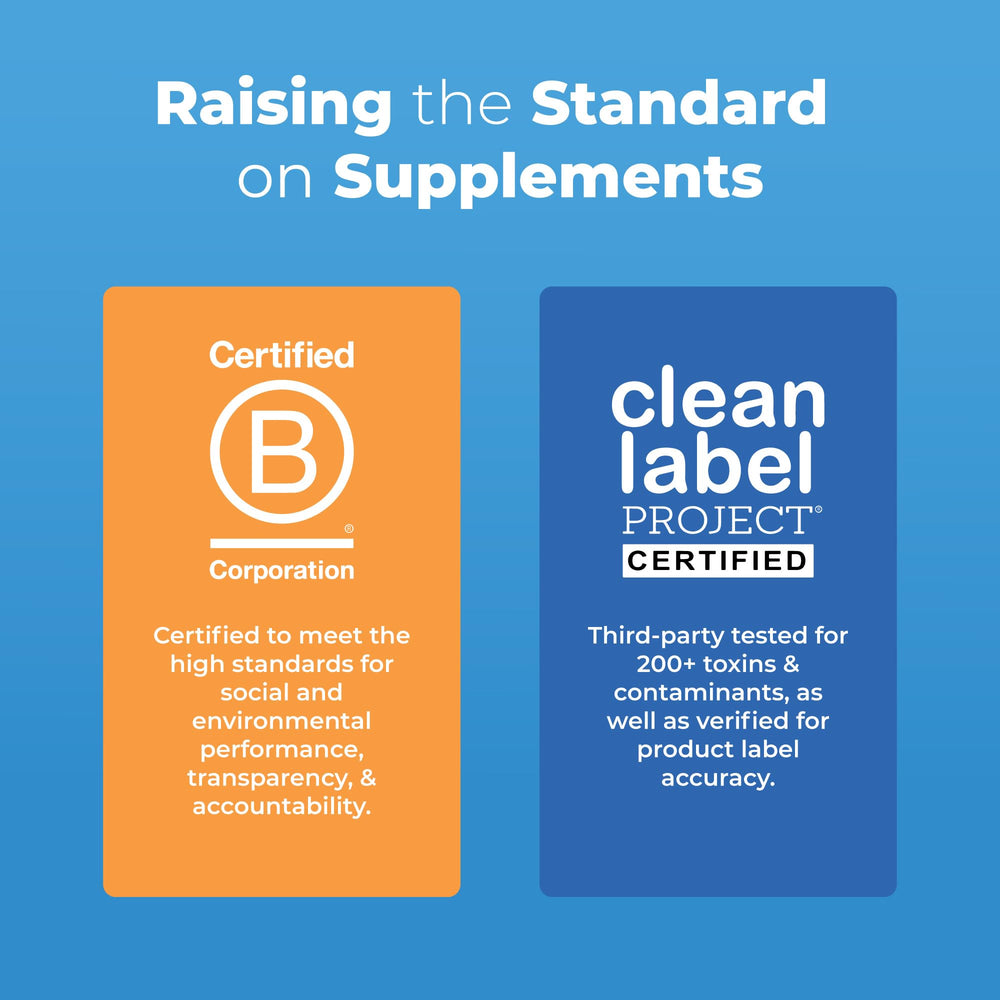 Ingredients label for Vitamin C gummies