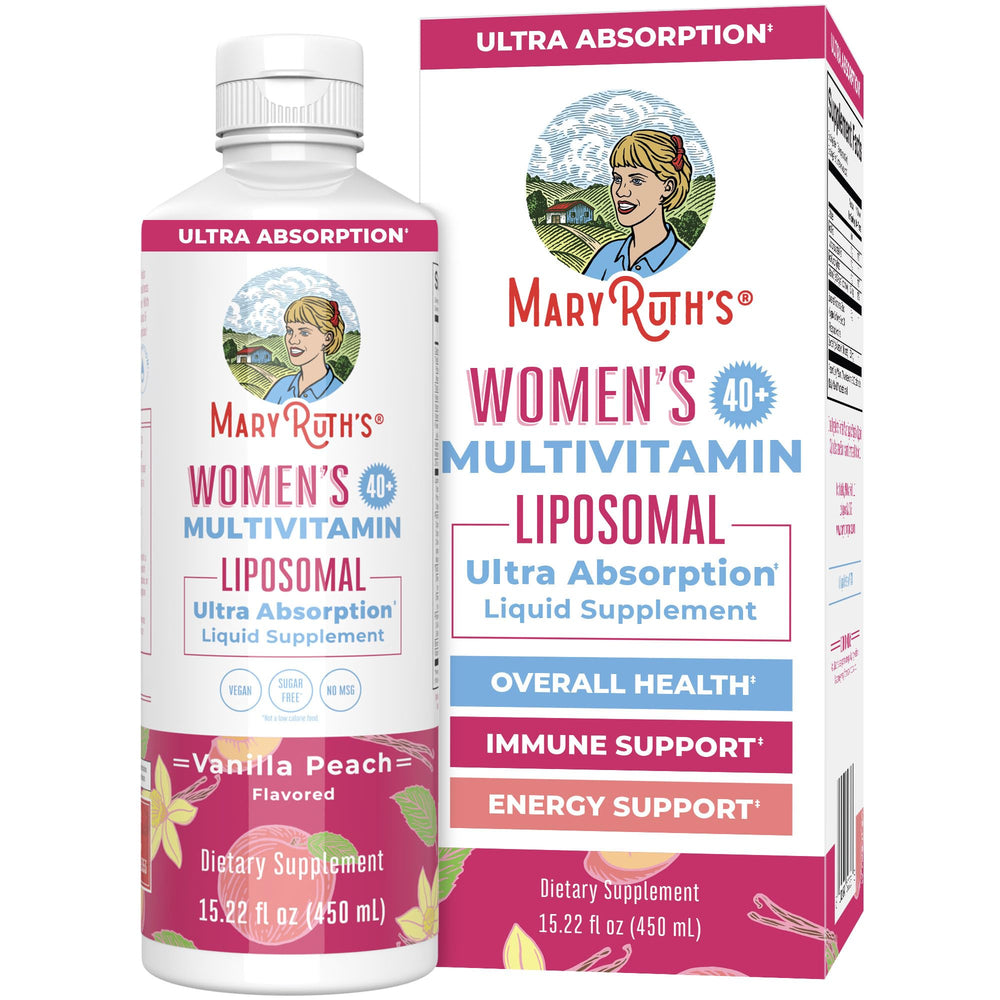 MaryRuth Organics Women 40+ Liposomal Multivitamin bottle front view