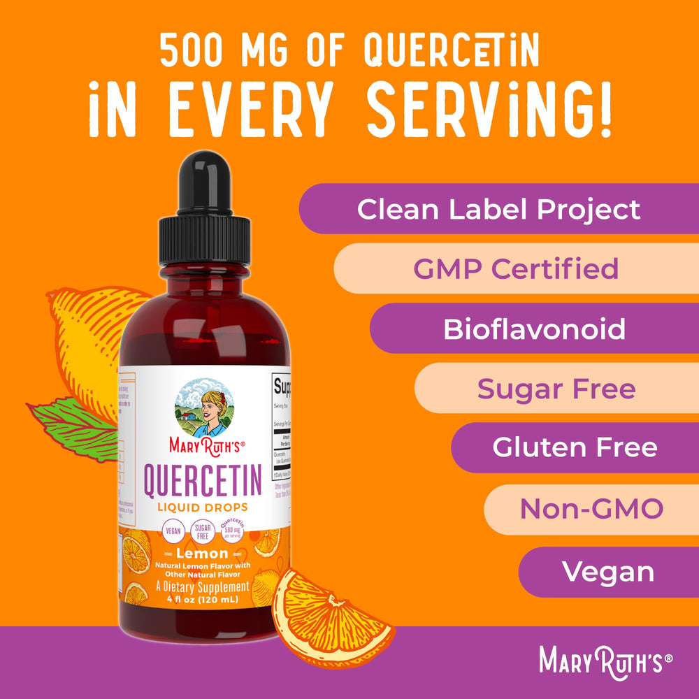 Gluten-free certificate and Quercetin Liquid Drops
