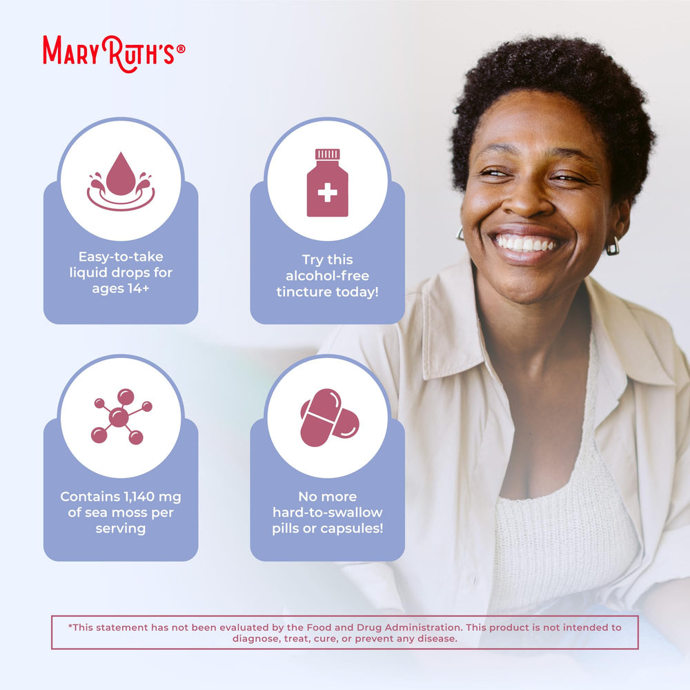 Alcohol-free tincture sea moss drops