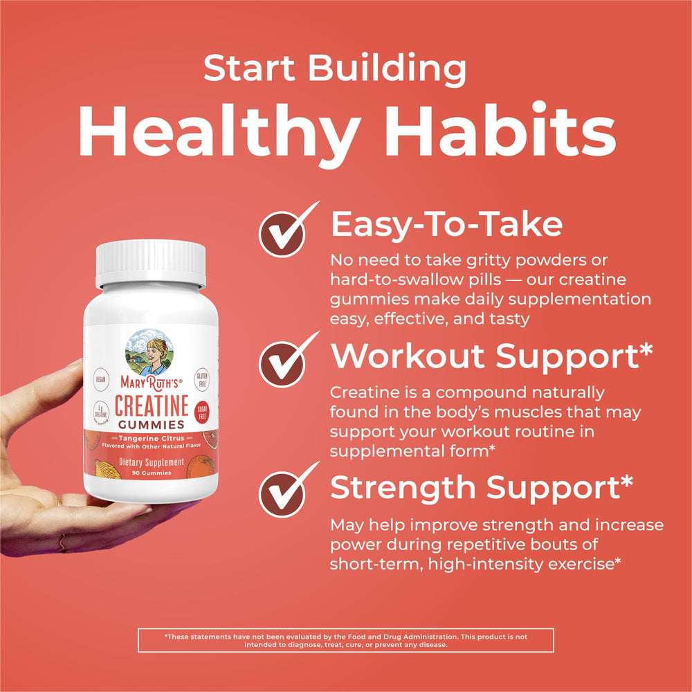 Serving size illustration showing 1 g per gummy
