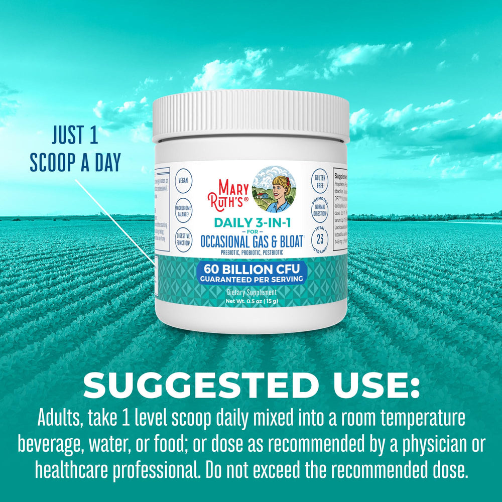 Dairy-free, gluten-free, nut-free, soy-free, and sugar-free probiotic powder
