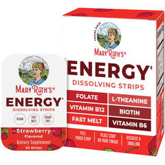 MaryRuth's Energy Dissolving Strips Strawberry box front
