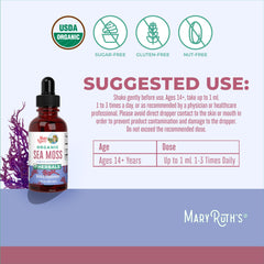 Wild-harvested Irish Moss (Chondrus crispus) liquid drops