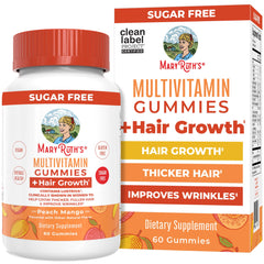 Front view of MaryRuth's Multivitamin Hair Growth Gummies bottle
