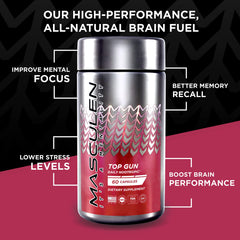 Masculen Top Gun Nootropic box with capsules