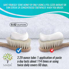 Masik Lemongrass Toothpaste close-up with lemongrass