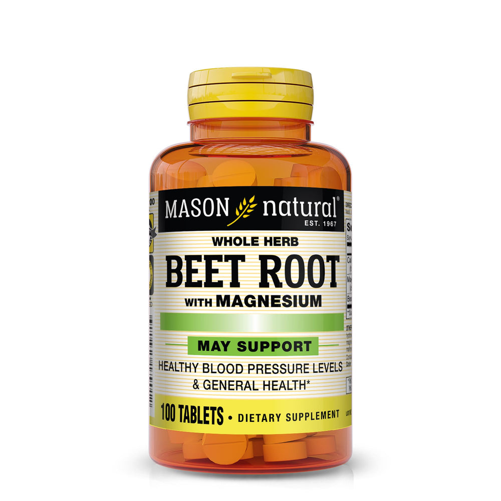 Mason Natural Beet Root with Magnesium and Calcium tablets