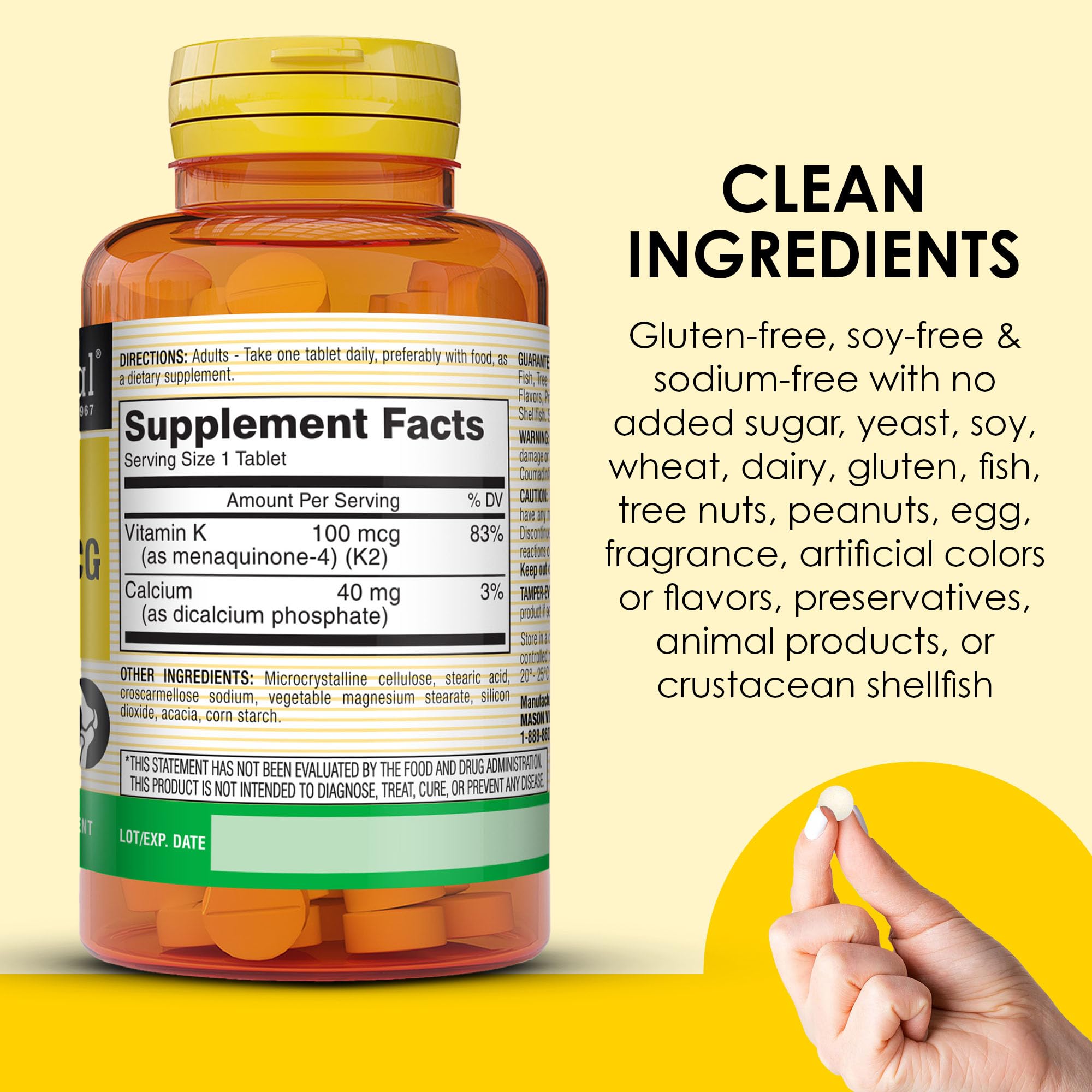 Mason Natural product packaging and bottle