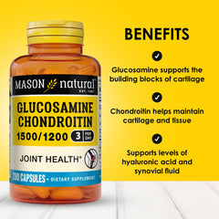 Daily serving of Mason Natural joint health capsules (3 capsules)
