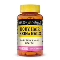 Mason Natural Hair, Skin & Nails bottle label