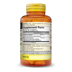 Close-up of Mason Natural product label showing 60 capsules