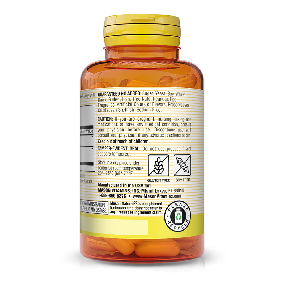 Packaging box and bottle for Mason Natural Liver & Kidney Cleanser