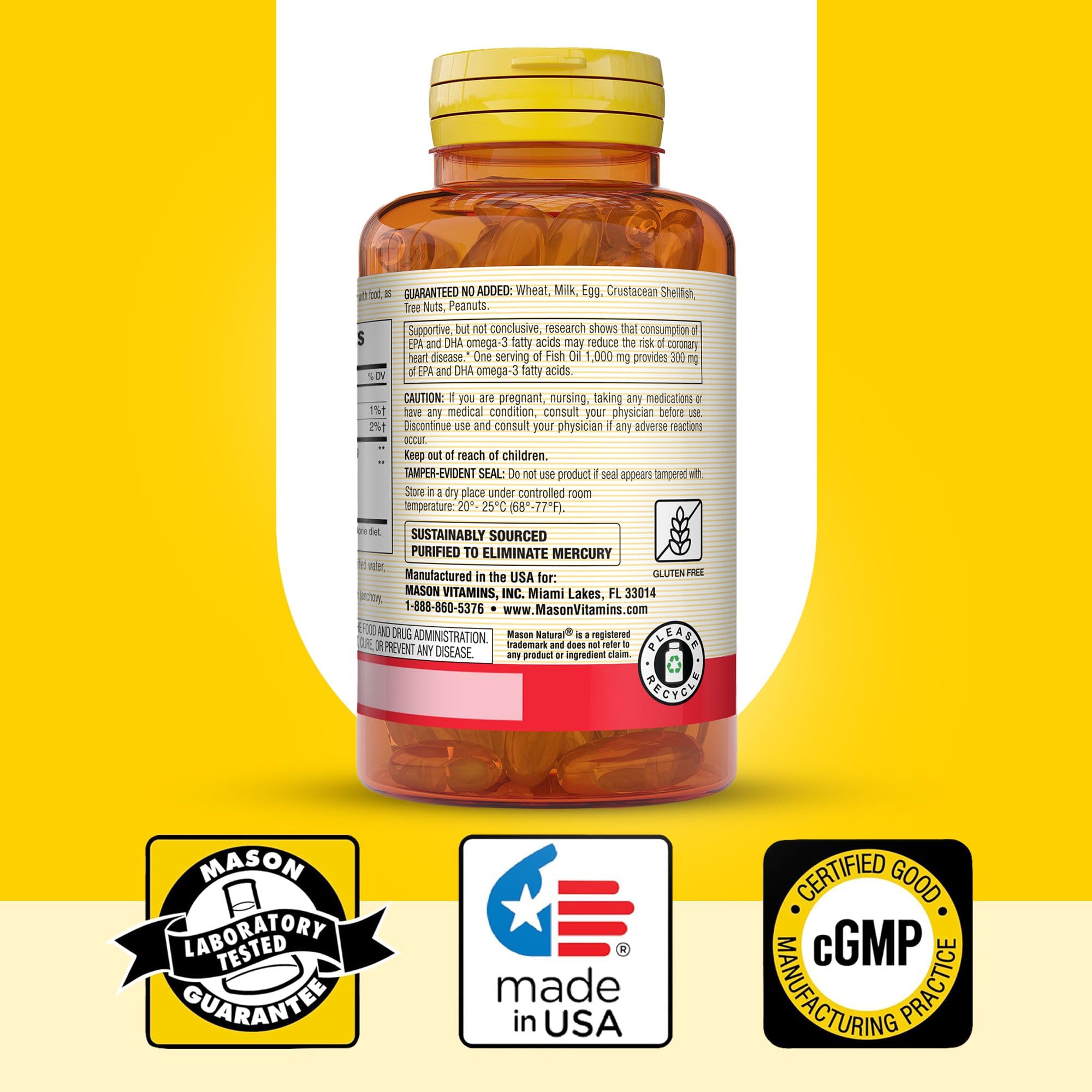 Ingredient list and allergen information