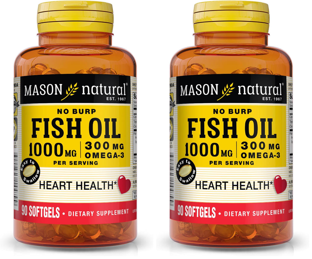 Mason Natural Omega-3 bottle front view emphasizing joint support