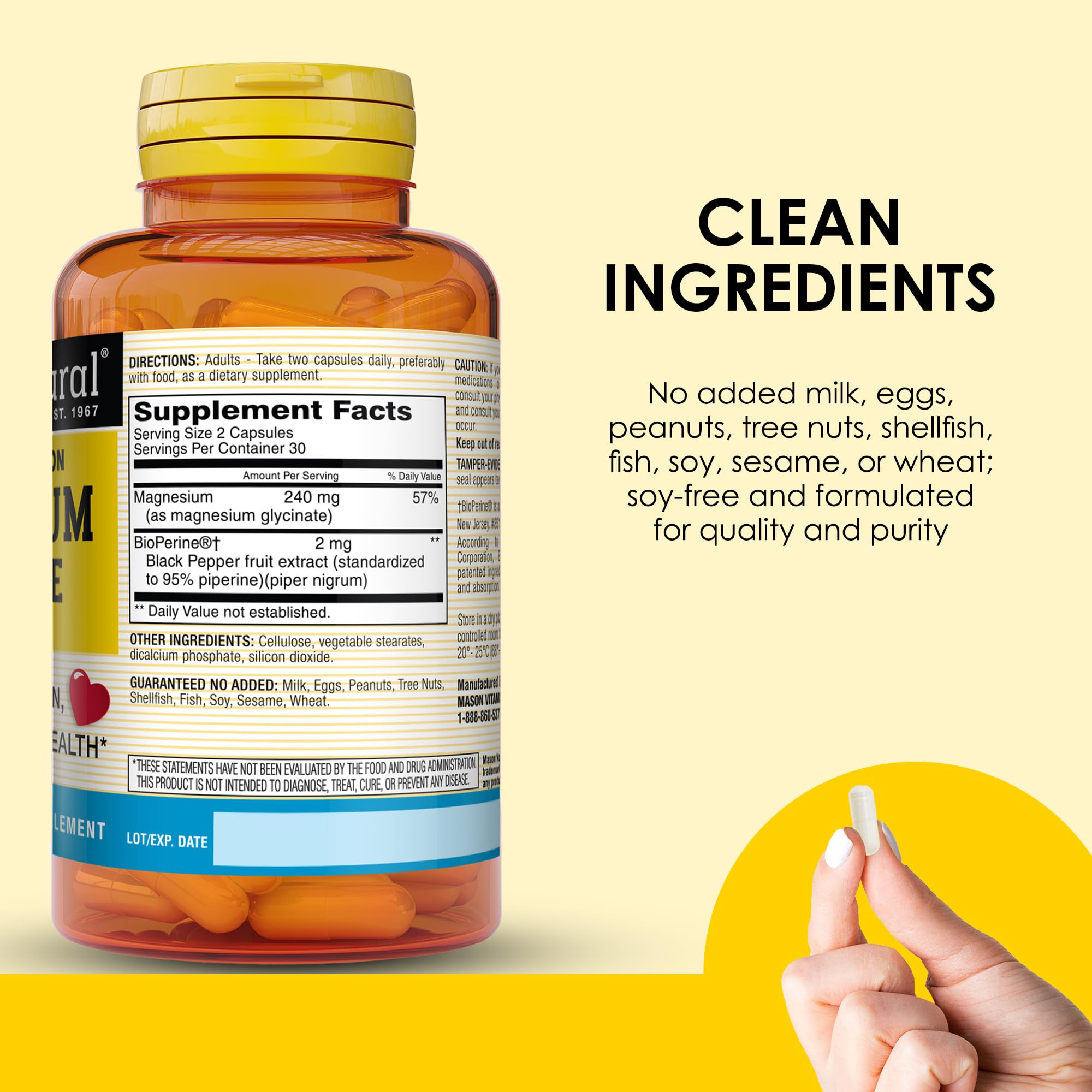 Quality testing and inspections for Mason Natural supplements