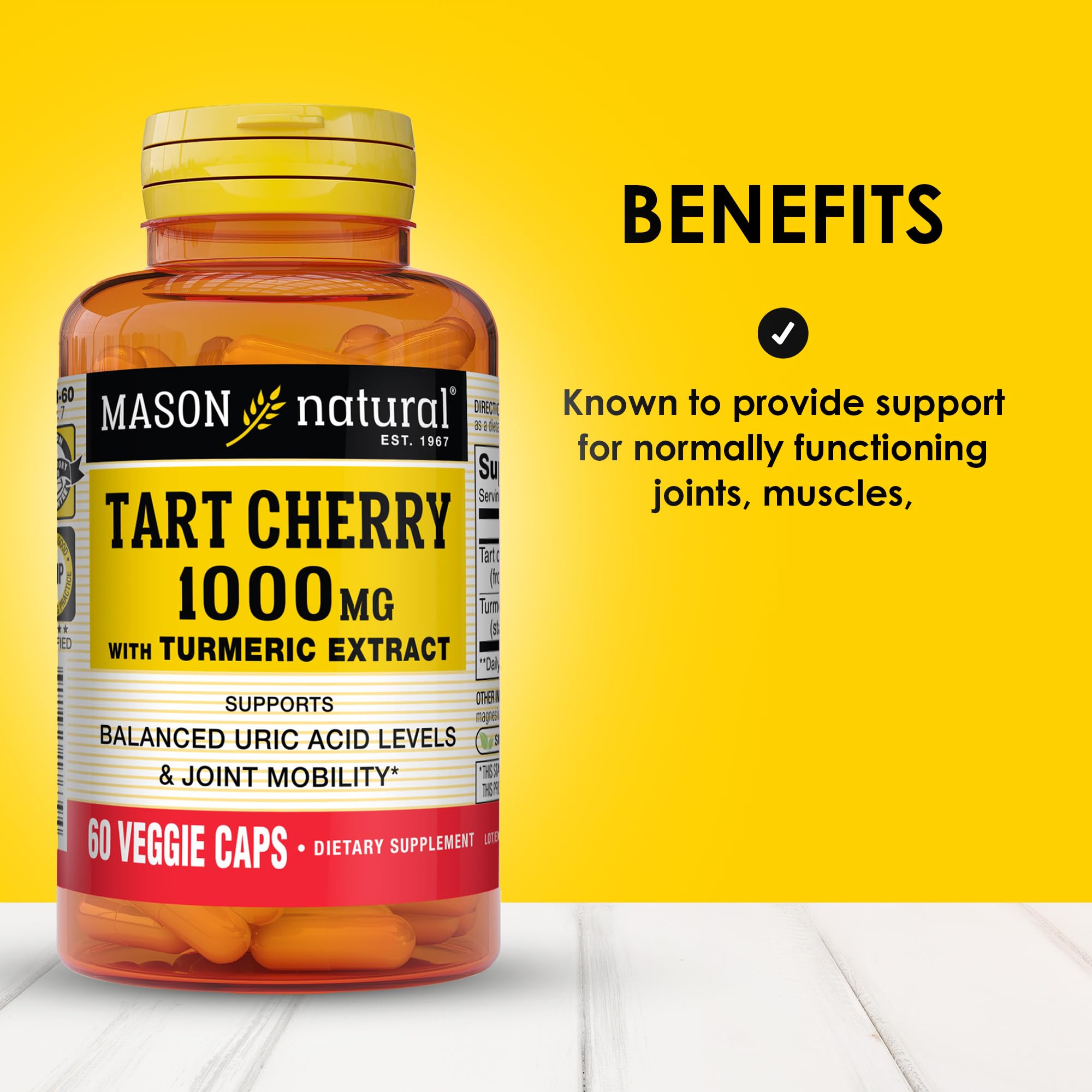 Product image showing Tart Cherry Extract 1000mg with 10:1 concentrate