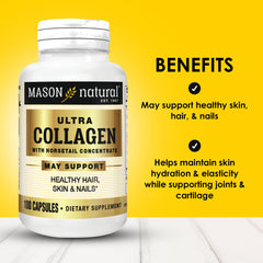 Hydrolyzed collagen capsules close-up