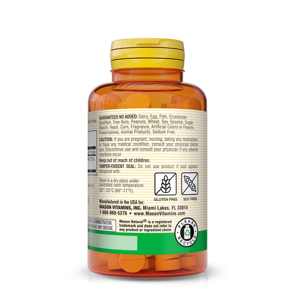 Gluten-free and soy-free Vitamin B-6 supplement packaging