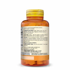 Close-up view of capsules in a Mason Natural Water Pills bottle