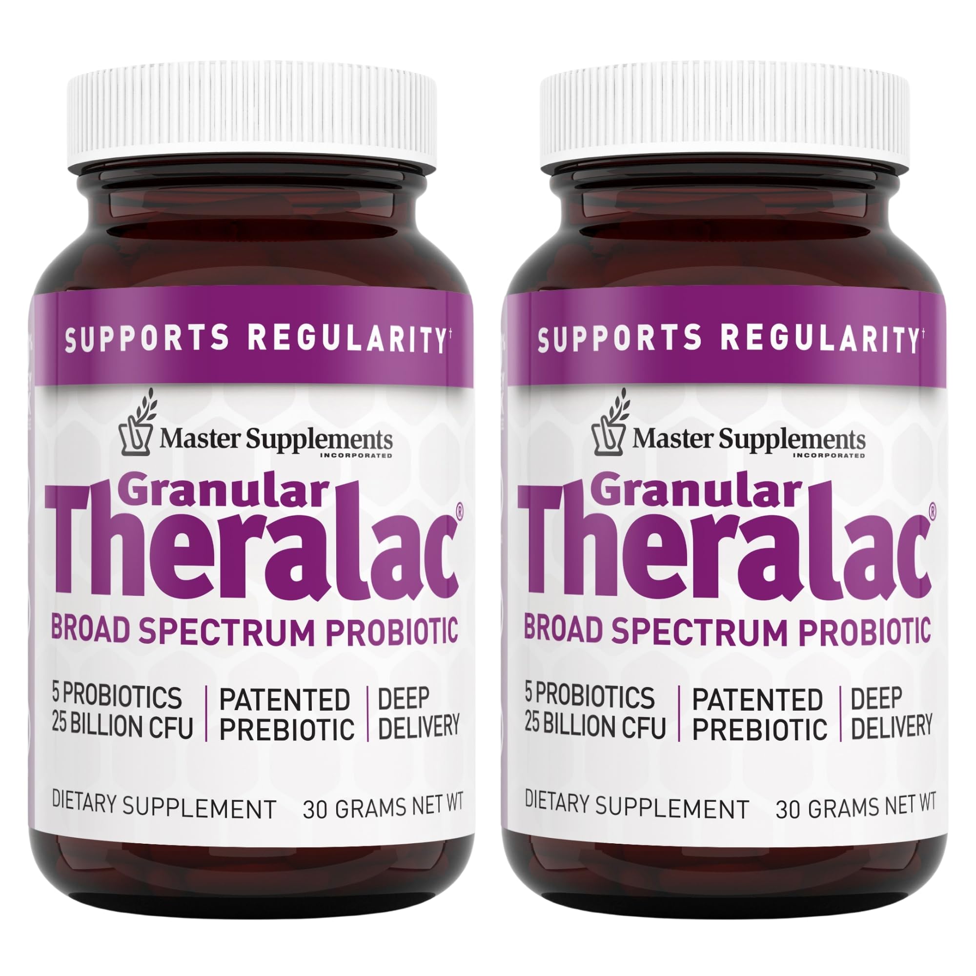 Master Supplements Granular Theralac bottle, 1.05 oz, pack of 2