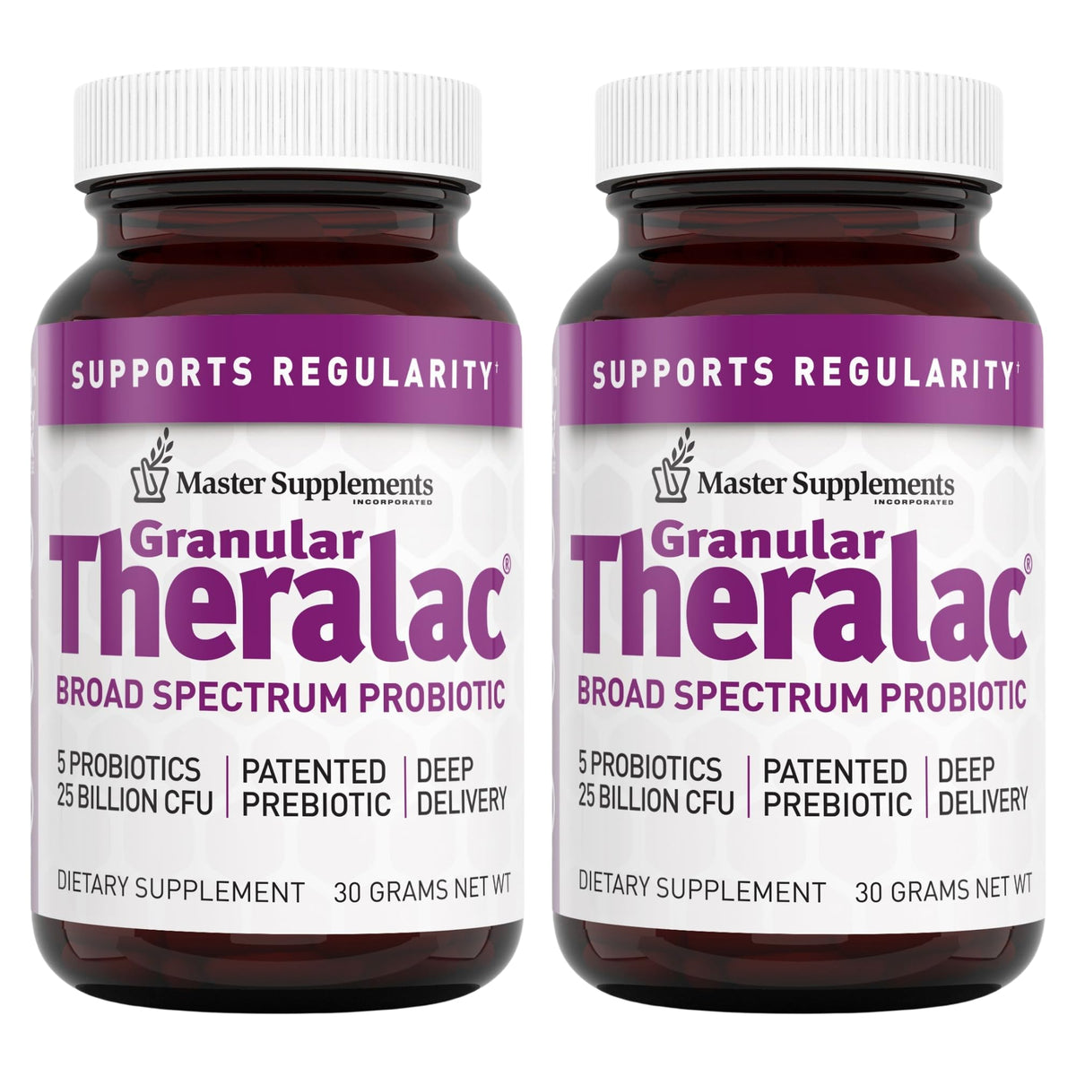 Master Supplements Granular Theralac bottle, 1.05 oz, pack of 2