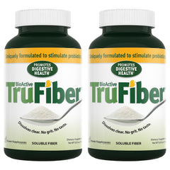 Front view of TruFiber 6.35 oz bottle in a two-pack