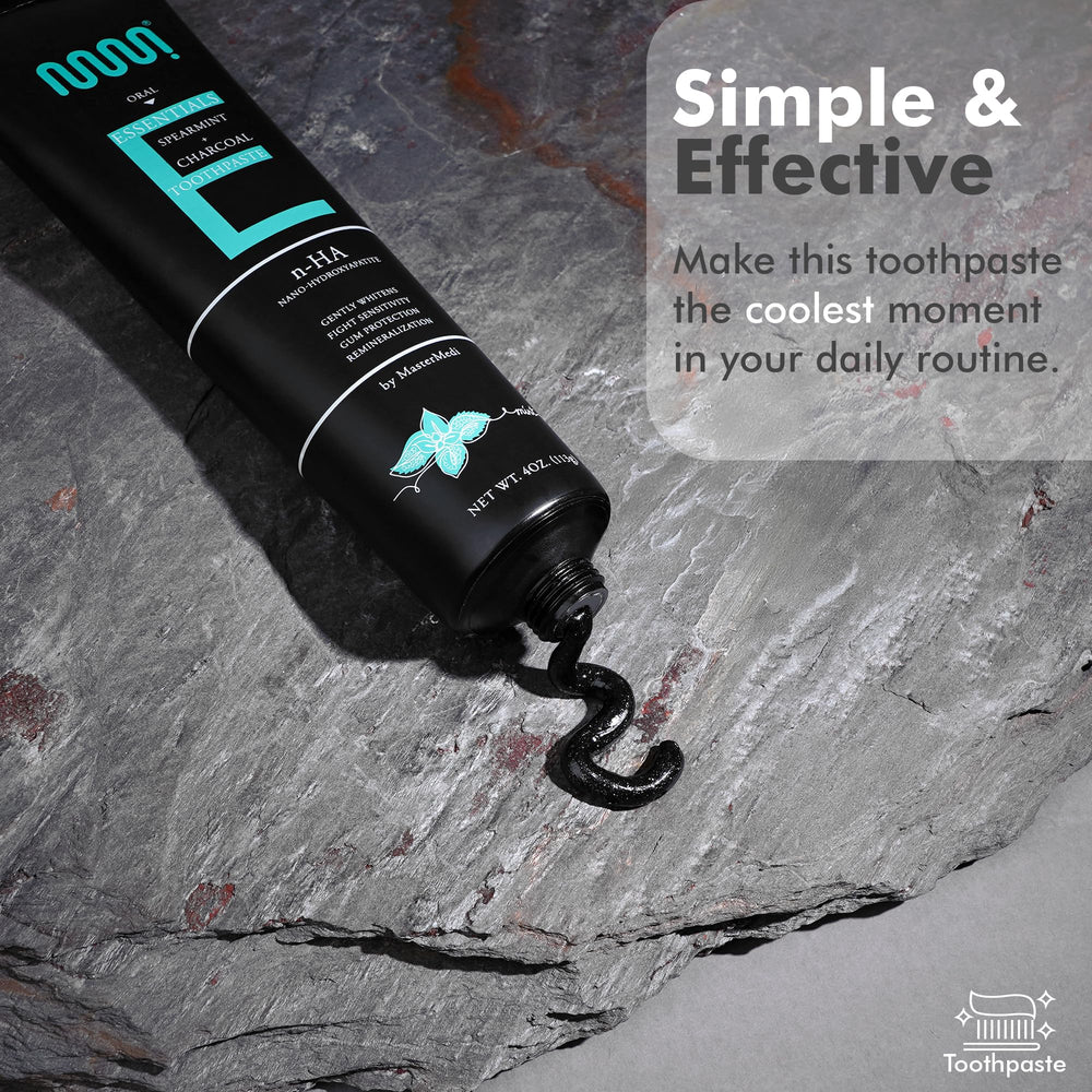 Spearmint flavor representation on MasterMedi toothpaste