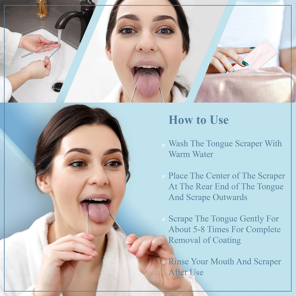 MasterMedi brand tongue cleaner for oral care and hygiene